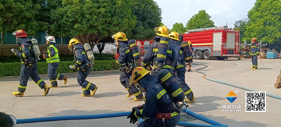 恒峰g22起劲配合消防联合演练，，，，共筑清静生产防地